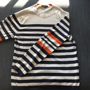 Banana republic blue striped size medium sweater